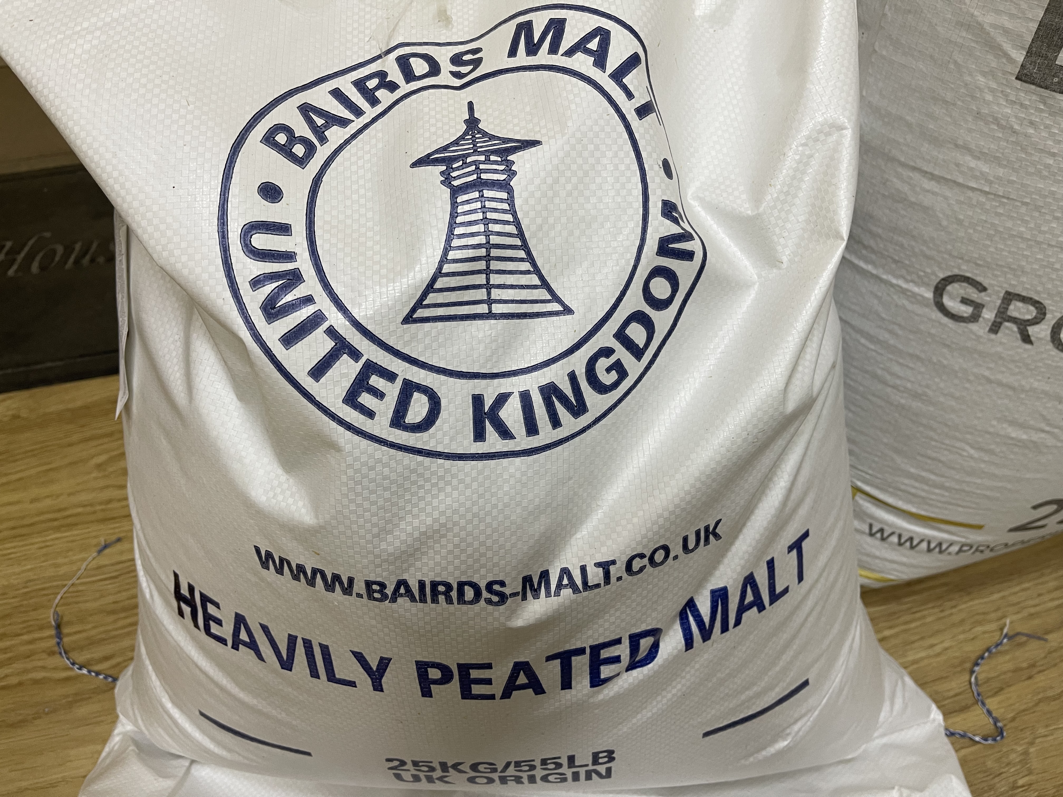 Солод Bairds Malt  Peated  50 ppm Великобритания мешок 25 кг