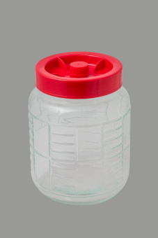 Банка стеклянная с гидрозатвором 5л